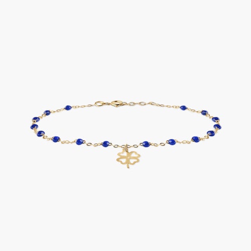 Bransoletka Savicki: złota 585, cyrkonie